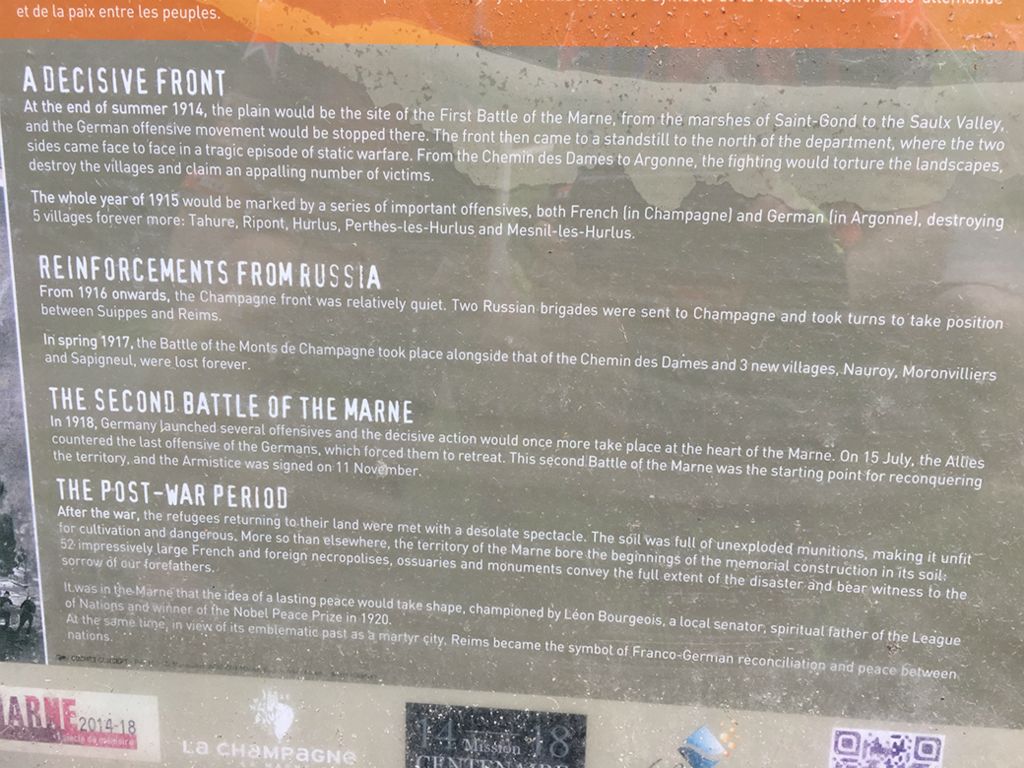 Information on the region at the Memorial of Dormans
